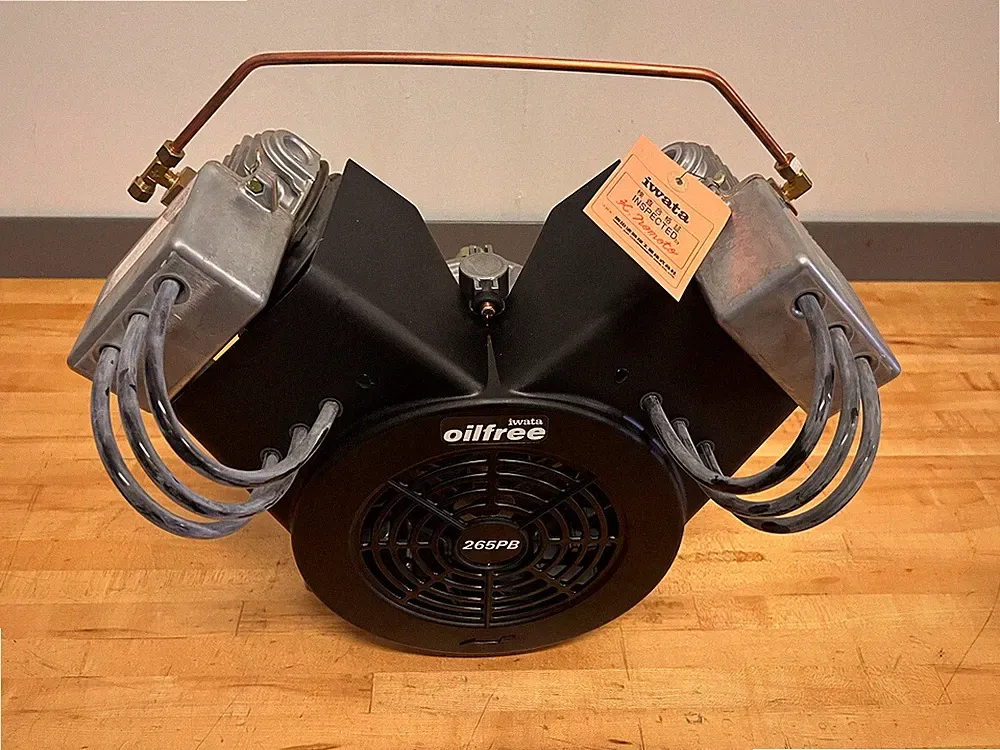 Iwata 2HP Reciprocal Air Compressor Pump OL-265PB